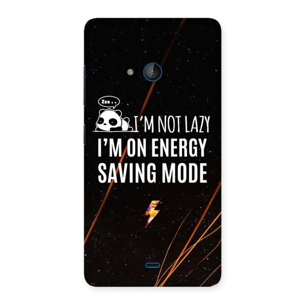 Energy Saving Mode Back Case for Lumia 540