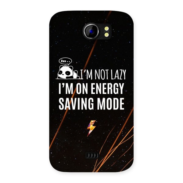 Energy Saving Mode Back Case for Micromax Canvas 2 A110