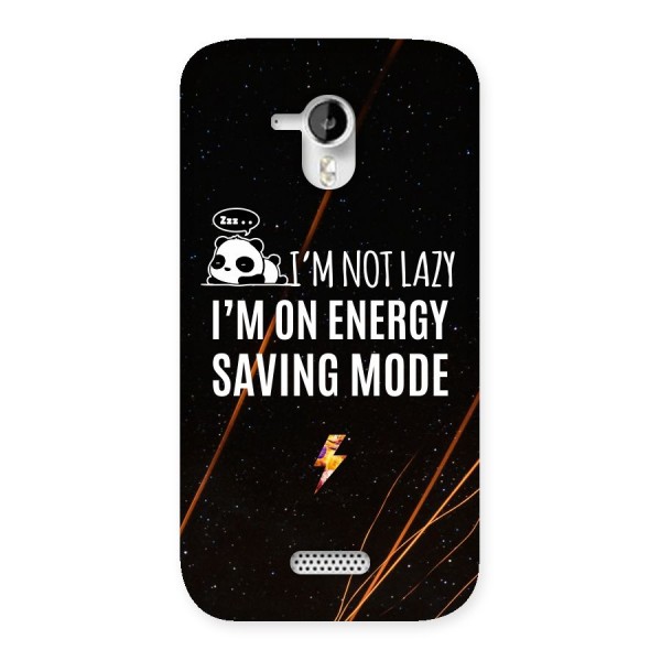 Energy Saving Mode Back Case for Micromax Canvas HD A116