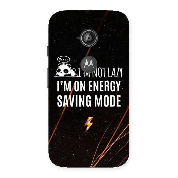 Energy Saving Mode Back Case for Moto E 2nd Gen