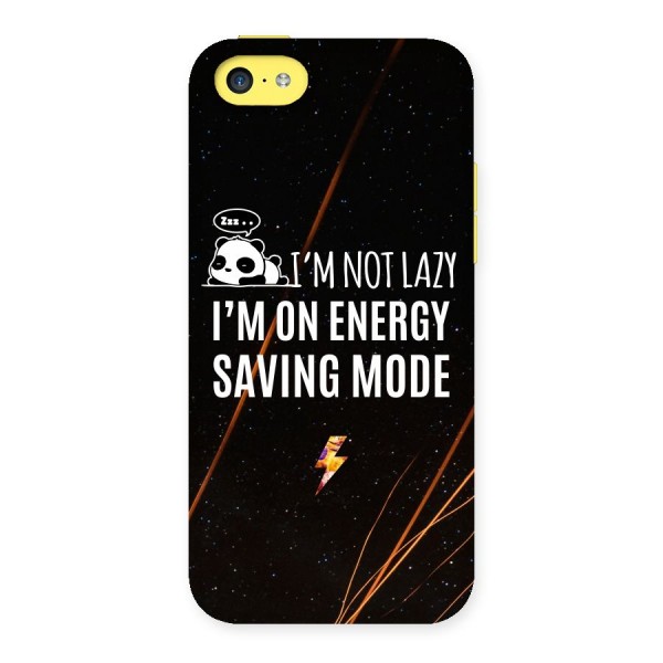Energy Saving Mode Back Case for iPhone 5C