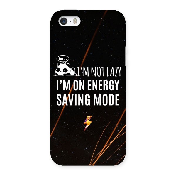 Energy Saving Mode Back Case for iPhone 5 5S