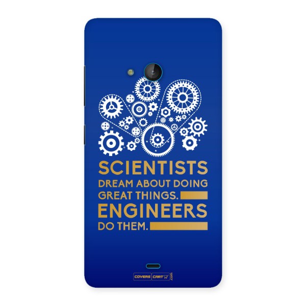 Engineer Back Case for Lumia 540