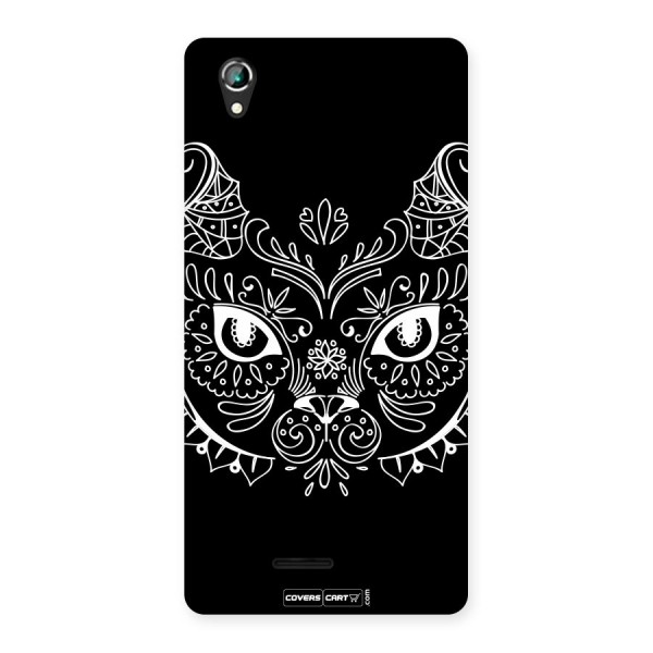 Ethnic Cat Design Back Case for Lava Iris 800