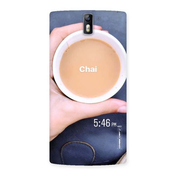 Evening Tea Back Case for One Plus One