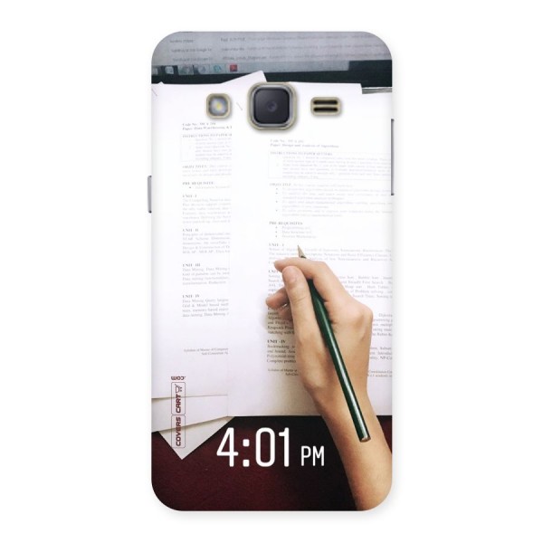 Exam Time Blues Back Case for Galaxy J2