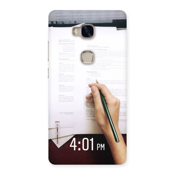 Exam Time Blues Back Case for Huawei Honor 5X