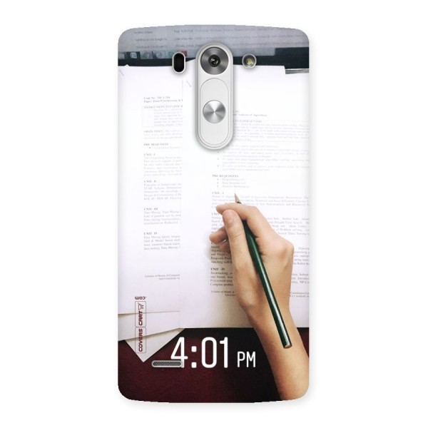 Exam Time Blues Back Case for LG G3 Beat