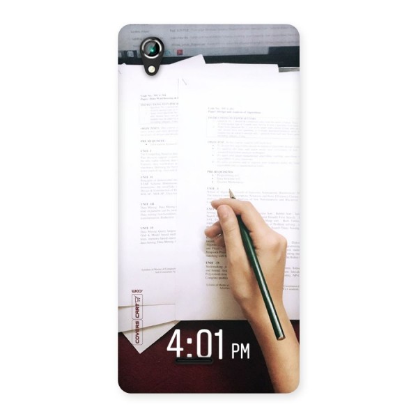 Exam Time Blues Back Case for Lava Iris 800