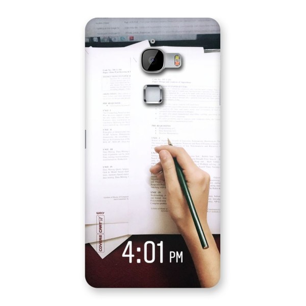 Exam Time Blues Back Case for LeTv Le Max