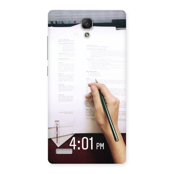 Exam Time Blues Back Case for Redmi Note
