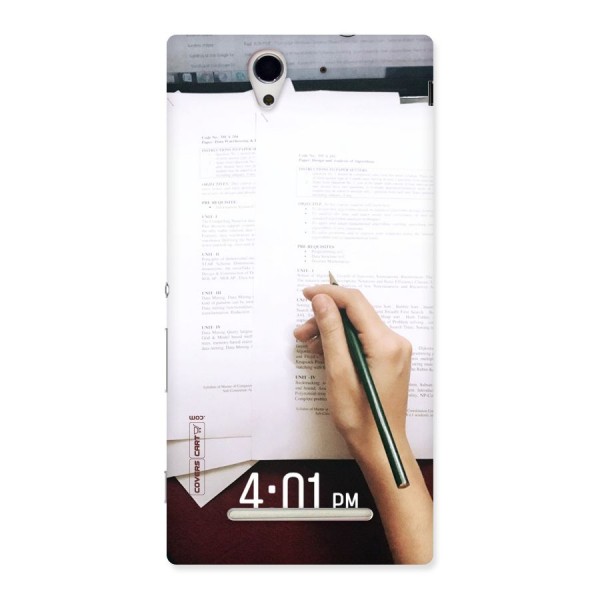 Exam Time Blues Back Case for Sony Xperia C3