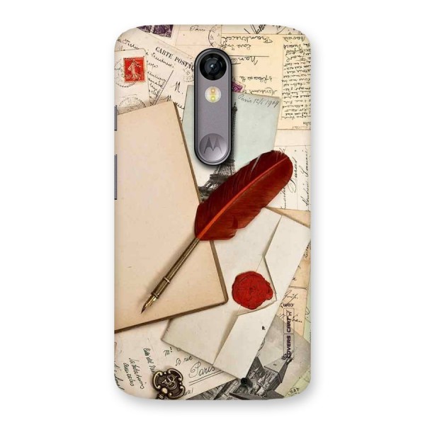 Feather Beauty Back Case for Moto X Force