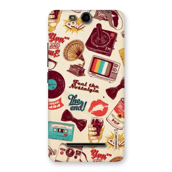 Feel The Nostalgia Back Case for Micromax Canvas Juice 3 Q392