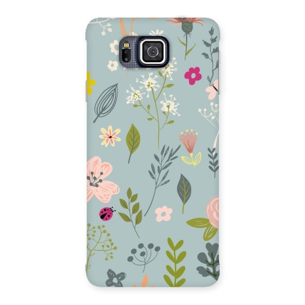 Flawless Flowers Back Case for Galaxy Alpha