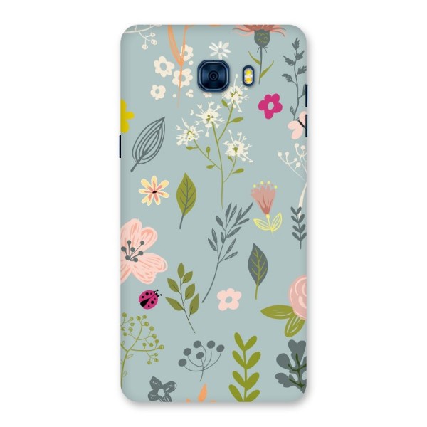 Flawless Flowers Back Case for Galaxy C7 Pro