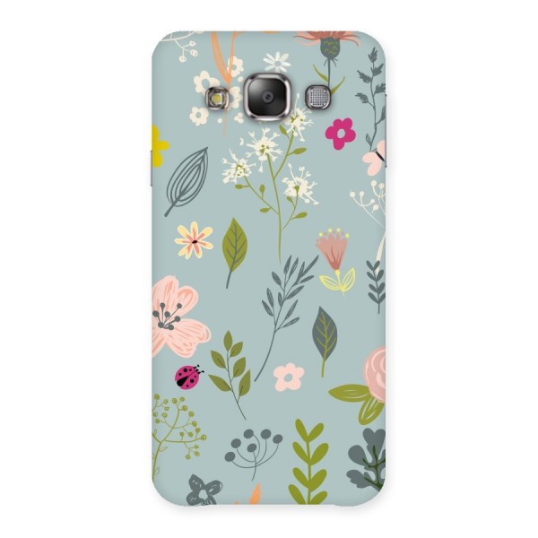 Flawless Flowers Back Case for Galaxy E7