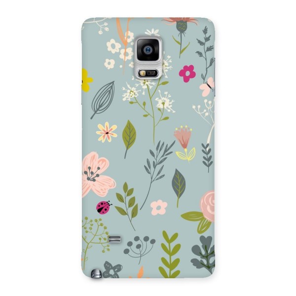 Flawless Flowers Back Case for Galaxy Note 4