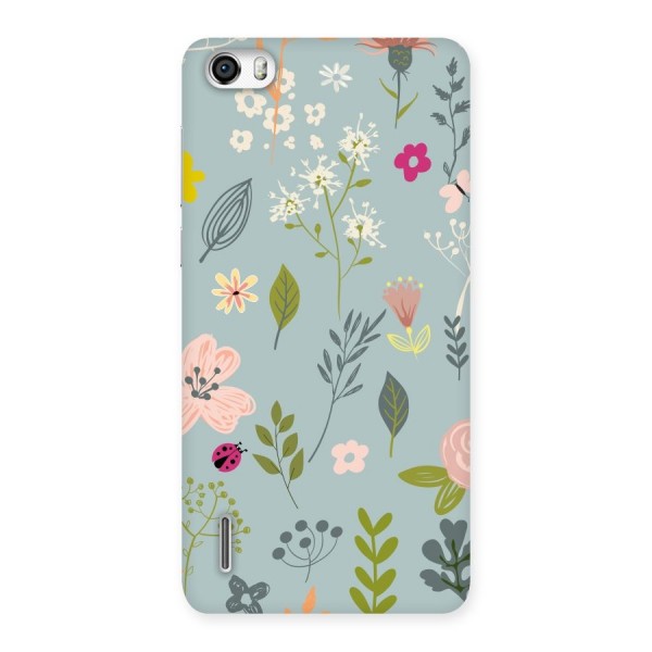 Flawless Flowers Back Case for Honor 6