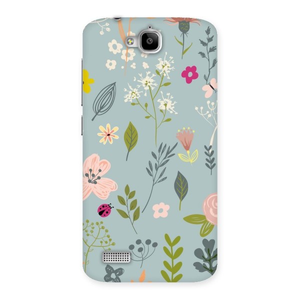 Flawless Flowers Back Case for Honor Holly