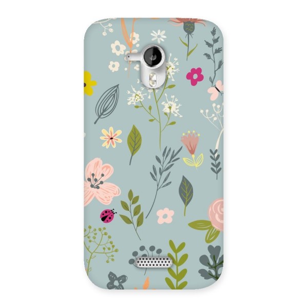Flawless Flowers Back Case for Micromax Canvas HD A116