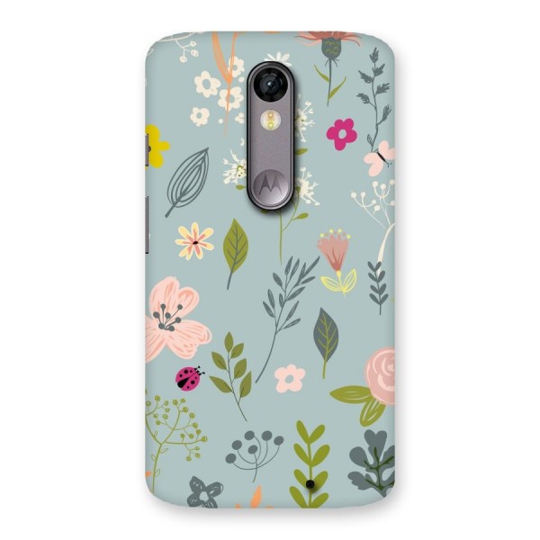 Flawless Flowers Back Case for Moto X Force