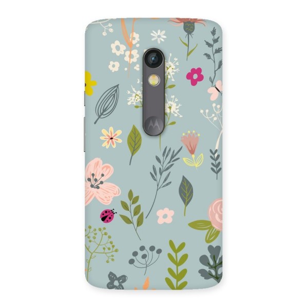Flawless Flowers Back Case for Moto X Play