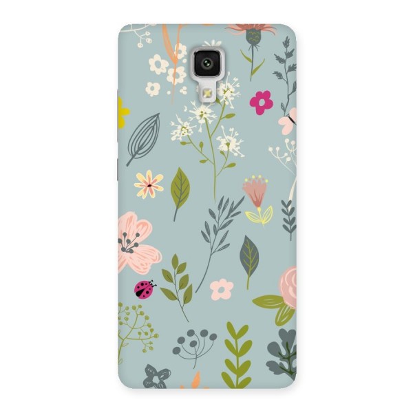 Flawless Flowers Back Case for Xiaomi Mi 4