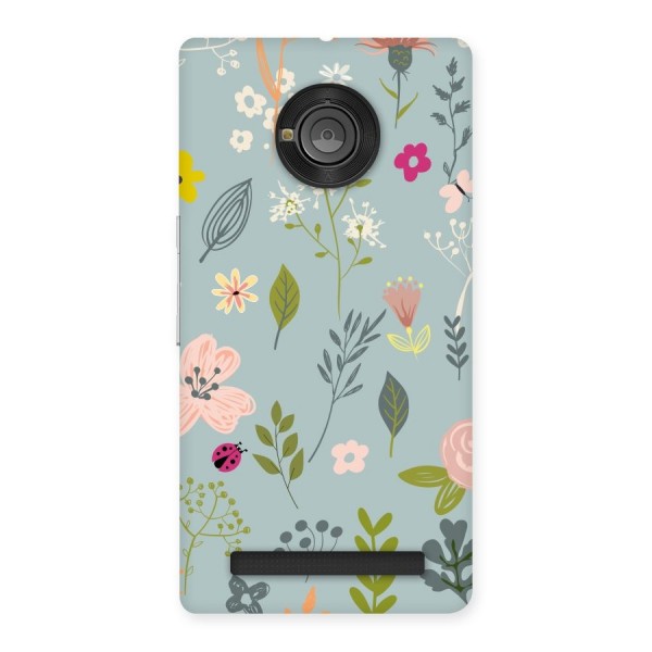 Flawless Flowers Back Case for Yu Yunique
