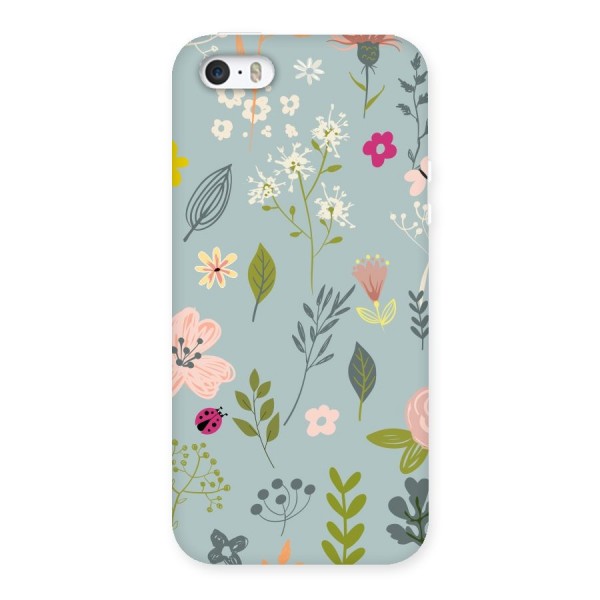 Flawless Flowers Back Case for iPhone SE