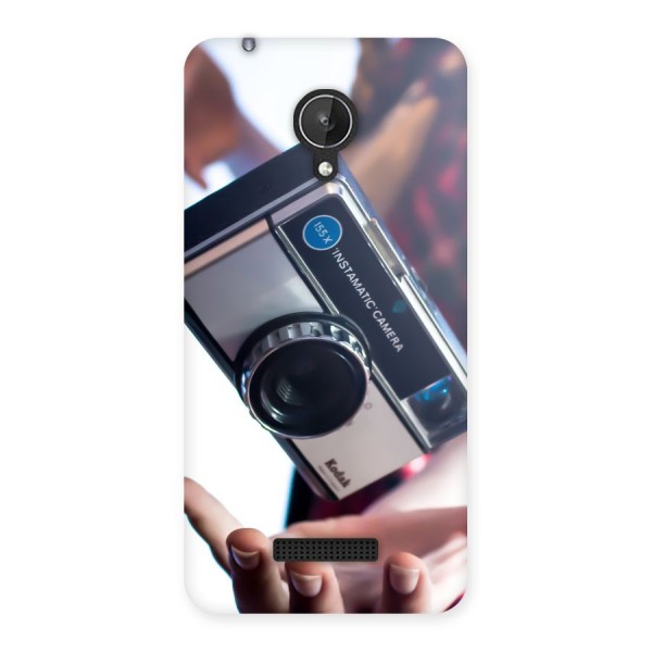 Floating Camera Back Case for Micromax Canvas Spark Q380