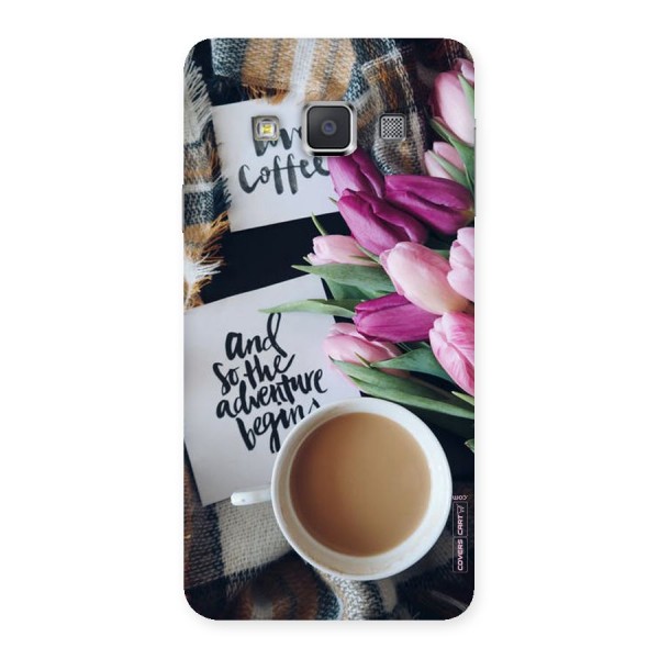 Floral Adventure Back Case for Galaxy A3