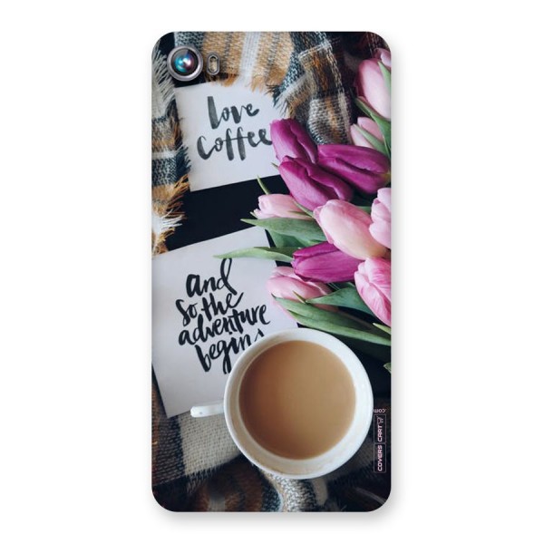 Floral Adventure Back Case for Micromax Canvas Fire 4 A107