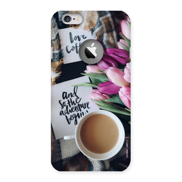 Floral Adventure Back Case for iPhone 6 Logo Cut