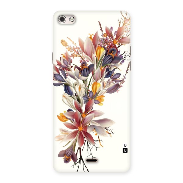 Floral Bouquet Back Case for Micromax Canvas Silver 5