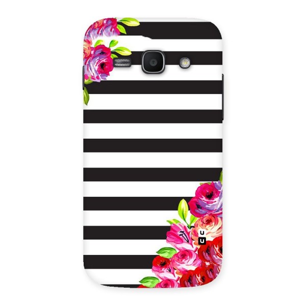 Floral Stripes Back Case for Galaxy Ace 3