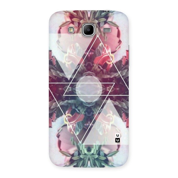 Floral Triangle Back Case for Galaxy Mega 5.8