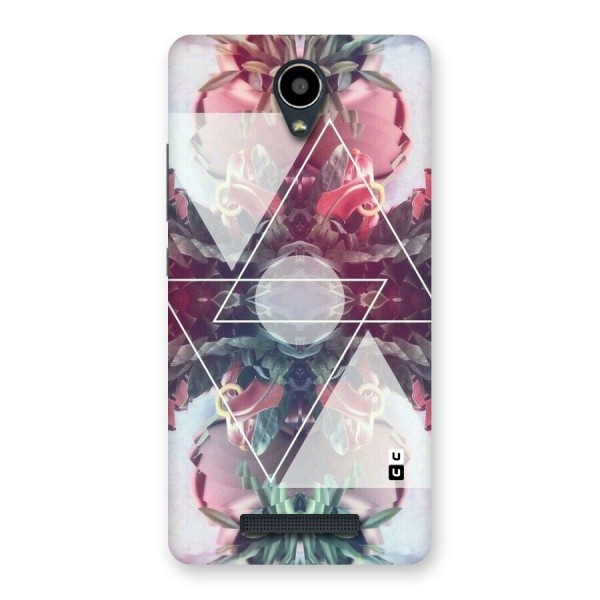 Floral Triangle Back Case for Redmi Note 2