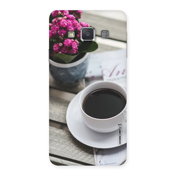 Flower And Blend Back Case for Galaxy A3