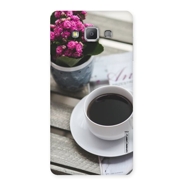 Flower And Blend Back Case for Galaxy A7