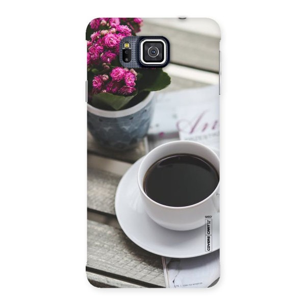 Flower And Blend Back Case for Galaxy Alpha