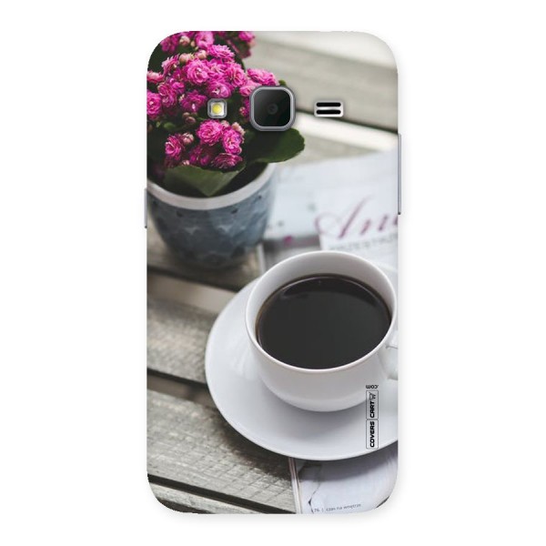 Flower And Blend Back Case for Galaxy Core Prime