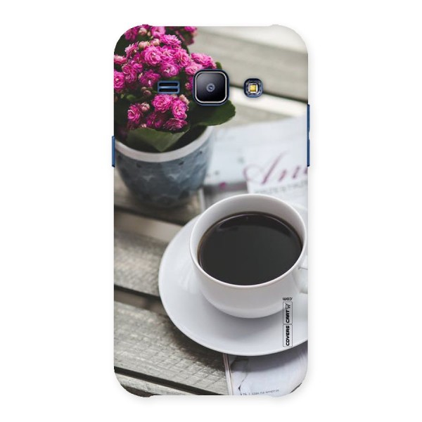 Flower And Blend Back Case for Galaxy J1