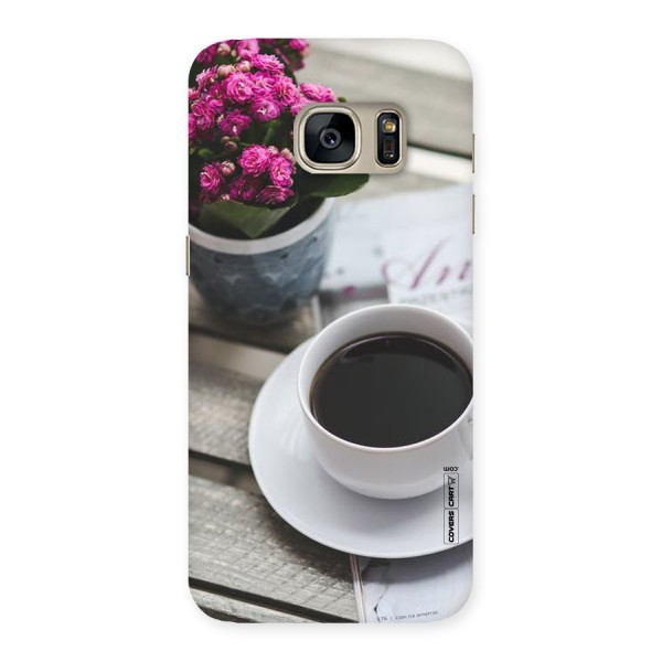 Flower And Blend Back Case for Galaxy S7