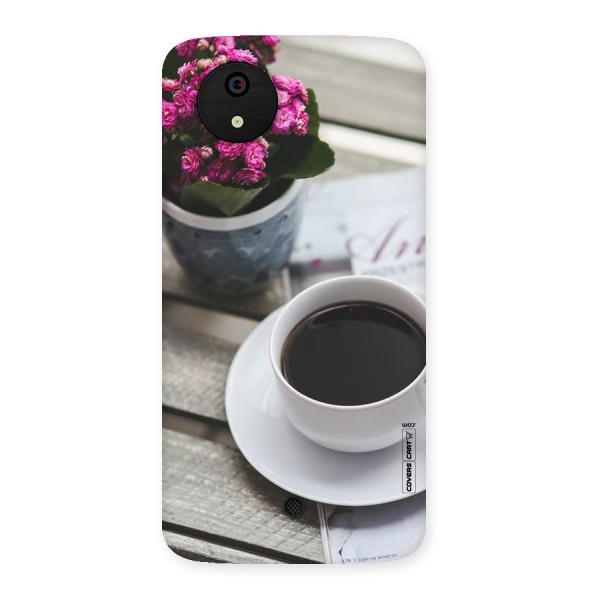 Flower And Blend Back Case for Micromax Canvas A1