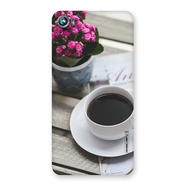 Flower And Blend Back Case for Micromax Canvas Fire 4 A107