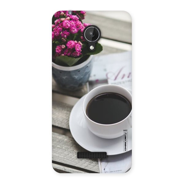 Flower And Blend Back Case for Micromax Canvas Spark Q380