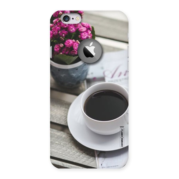 Flower And Blend Back Case for iPhone 6 Logo Cut