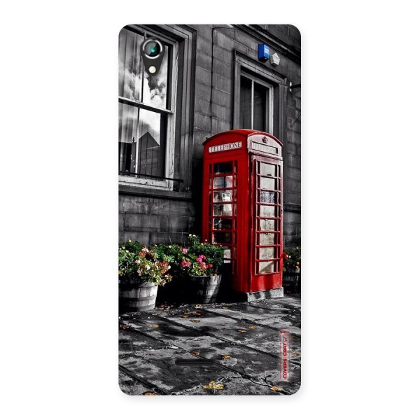 Flower And Booth Back Case for Lava Iris 800