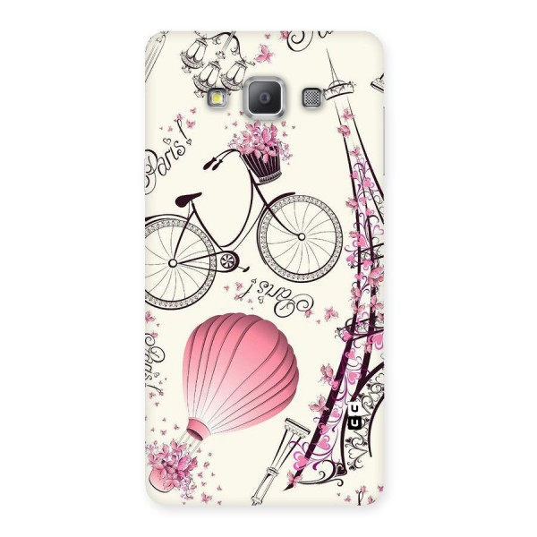 Flower Clipart Back Case for Galaxy A7